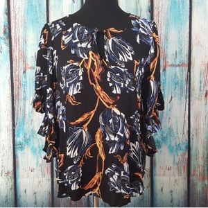 LC Lauren Conrad • Ruffle Blouse